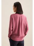 Блуза Seidensticker Hemdbluse Regular, фиолетовый - фото 2