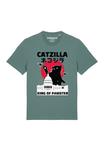 Футболка с принтом CATZILLA watapparel, темно-зеленый - фото 2