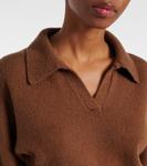 Кашемировый свитер Herve Khaite, Maple - фото 4