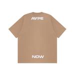 Футболка A Bathing APE Moonface Clover Aape, коричневый - фото 5