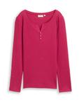 Лонгслив TOM TAILOR, Dark pink - фото