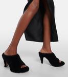 Мюли marion из овчины Khaite, черный - фото 4