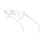 Круглые функциональные очки унисекс PULAIS, переливающееся серебро - фото