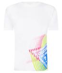 Футболка Guess Regular Fit с цветным принтом, белый - фото