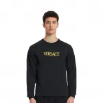 Свитер с логотипом VERSACE, черный - фото 3