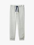 Детские хлопковые джоггеры Benetton, Medium Melange Grey - фото
