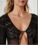 Нелли Кардиган Slim fit Guess Jeans, черный - фото 4