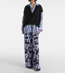 Хлопковый жилет-свитер Dries Van Noten, черный - фото 2