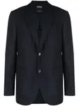 Однобортный пиджак Zegna, синий - фото