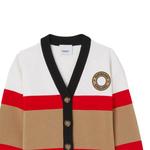 Свитер детский Burberry, белый / красный / бежевый - фото 5