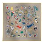 HERMES Шёлковый шёлковый платок, Gray - фото 6