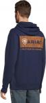 Свитер Ariat Men's Woodshop Stack Hoodie, Navy - фото 3