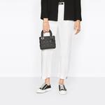 (WMNS) Мини-сумочка Lady Dior 'Черный ультраматовый' - фото 7