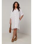 Платье до колена Curvy Lady, белый - фото