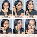 Румяна Multi-Use Blush, Bronze, and Highlight Cream Palette ICONIC LONDON - фото 5