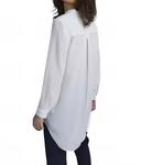 Белая туника с пуговицами ICHI - фото 2