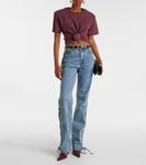 Прямые джинсы со шнуровкой Rotate, Vintage Blue, Denim - фото 2