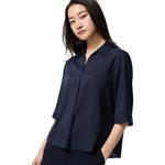 Женская рубашка UNIQLO, синий - фото 3