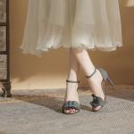 Ainer cat One Strap Sandals 7cm Women's Ainer-cat, черный - фото 10