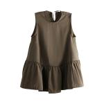 Топ Cecilie Bahnsen Asta Top, Soil Brown - фото