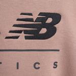 Толстовка New Balance LINEAR GRAPHIC CREW, Earth Shadow/Brown - фото 7