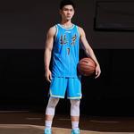 Баскетбольная майка CBA Collection для мужчин, синяя Lining, синий - фото 3