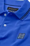 Рубашка-поло bugatti с контрастными полосками, синий - фото 5