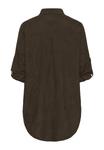 Блуза Kaffe Curve Button-down blouse, Chocolate Brown Cc/Dark Brown - фото 6