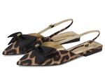 Балетки Lilly Pulitzer Brit Leopard Bow Slingback, цвет Multi Leopard Faille - фото
