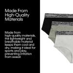 Современные хлопковые трусики-бикини Calvin Klein для девочек, 3 Pack - Black, Crystal Pink, Heather Grey - фото 6