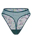 Трусы-стринги Maris с цветочным принтом Zhilyova, зеленый - фото 2