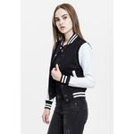 Толстовка Urban Classics Jacket 2-Tone College, черный - фото 3
