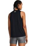 Топ Under Armour Tech Tank Solid, черный/белый - фото 2