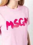 Футболка с логотипом MSGM, розовый - фото 5