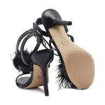 Кожаные босоножки на каблуке-шпильке Whitby Michael Kors, черный - фото 4