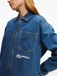 Джинсовая куртка на молнии Karl Lagerfeld Jeans, синий - фото 5