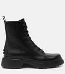 Кожаные армейские ботинки Tod's, черный - фото 4