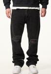 Джинсы свободного кроя RIPPED JEANS STRAIGHT-FIT MILANO One Redox, черный - фото
