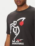 Футболка обычного кроя 100218839 Reebok, черный - фото 4