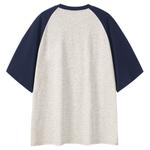 Футболка унисекс POINTLIMIT, цвет хизер серый и темно-синий - фото 7