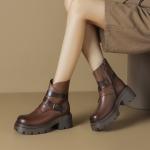 Ботинки Martin Boot женские Occaman, коричневый - фото 5