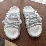 WEISHIBANGWEI Слайдеры мужские черные, цвет Black - фото 7