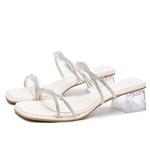 Женские тапочки Slide WESTLINK, серебряный - фото 4