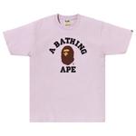 Футболка BAPE Pigment College, Фиолетовый - фото
