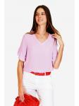 Блуза ASSUILI, сиреневый - фото