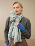 Шарф Chartouche Prue Cashmere Brora, Seaspray/Catkind - фото 2