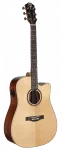 Акустическая гитара Teton STS100CENT Dreadnought Solid Sitka Spruce Top Mahogany Neck 6-String Acoustic-Electric Guitar - фото