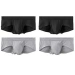 Комплект мужских трусов ZEROIN, 2 черных+2 серых - фото 3