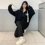 Свитшот унисекс Gwola, серый (с флисовой подкладкой и утепленный) - фото 11