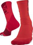 Носки Under Armour Playmaker Mid-Crew, 1 пара, Red/Cardinal - фото